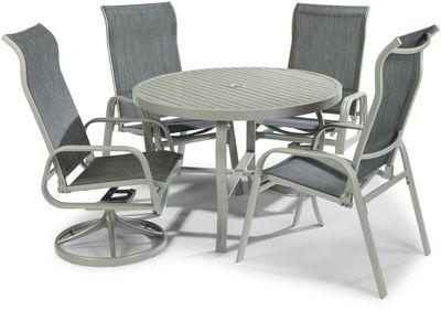 View of the homestyles® Captiva 5-Piece Gray Dining Set