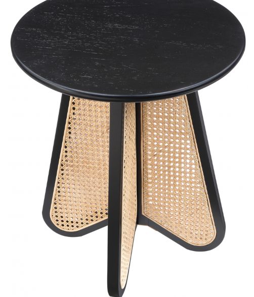 Meridian Furniture Butterfly Black/Brown End Table-1