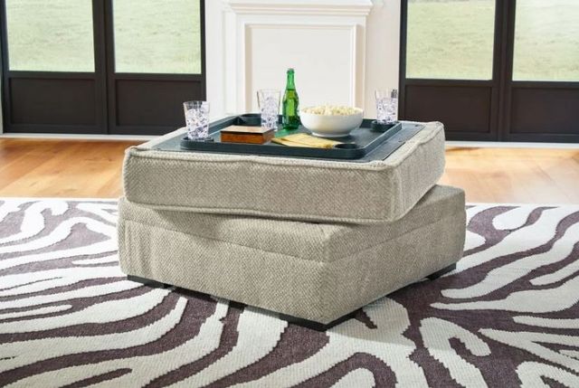 Benchcraft® Calnita Battelle Sisal Storage Ottoman-5