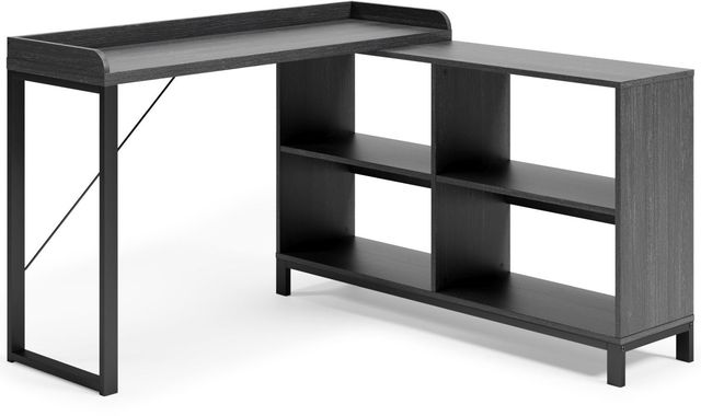 Signature Design by Ashley® Yarlow Black Office L-Desk-0