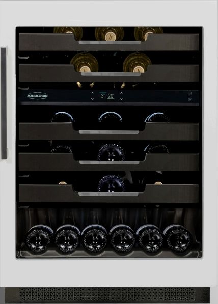 Marathon M4 Series 24” 5.3 Cu. Ft. Panel Ready Under Counter Wine Cooler-3