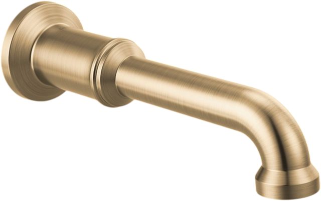 Delta Broderick® Lumicoat® Champagne Bronze Non-Diverter Tub Spout-0