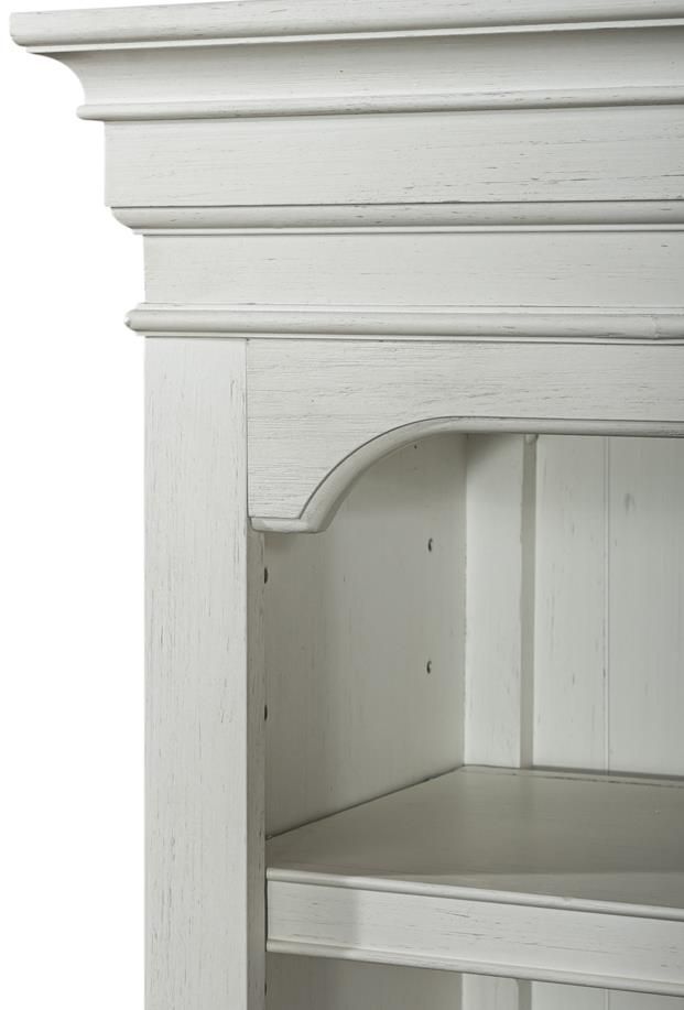 Liberty Furniture Allyson Park Charcoal/Wirebrushed White Entertainment Hutch-4