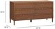 TOV Furniture Oodle Walnut 6-Drawer Dresser-2
