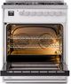 Ilve® Professional Plus II Series 30" White Pro Style Dual Fuel Range-4