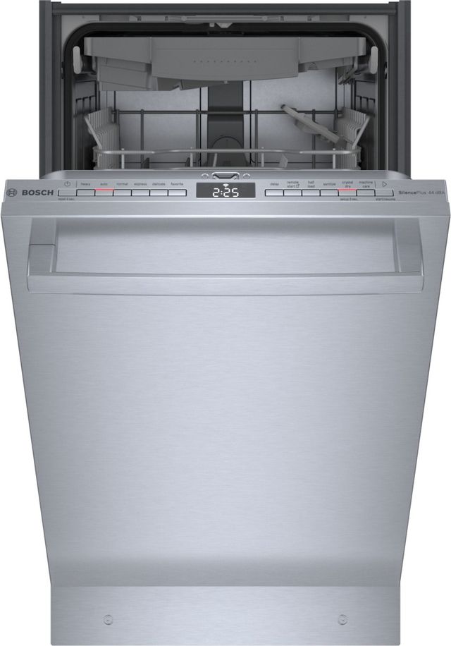 Bosch® 800 Series 18" Stainless Steel Top Control Built In Dishwasher-2