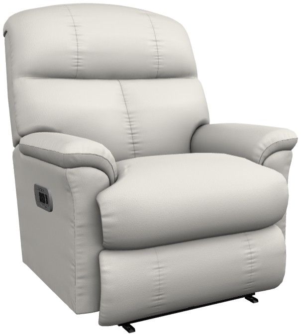 La-Z-Boy® Reed Oyster Leather Power Wall Recliner with Headrest and Lumbar-0