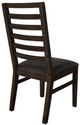 International Furniture Direct Balam Stained Dark Dining Side Chair-4