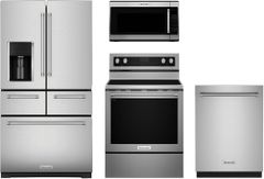 KitchenAid® 4 Piece Stainless Steel Kitchen Appliance Package