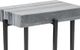 Crestview Collection Bailey Grey Accent Table with Black Base-1