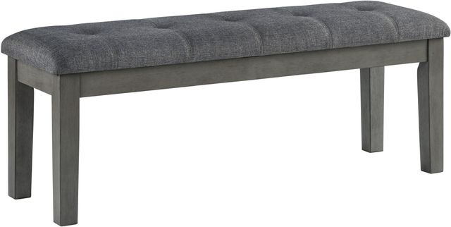 Signature Design by Ashley® Hallanden Antiqued Gray Dining Bench-0