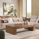 Classic Home Bristol Cafe Brown 70" Coffee Table-1
