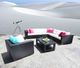 CabanaCoast® Customizable Chorus Wicker Outdoor Deep Seating Chair-5