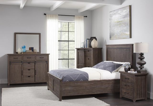 Jofran Inc. Madison County Barnwood Barn Door Chest-1
