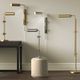 Currey & Company Satire Polished Nickel Swing-Arm Wall Sconce-3