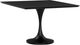 Fairfield® Westwood Midnight Square Top Dining Table with Graphite Base-1