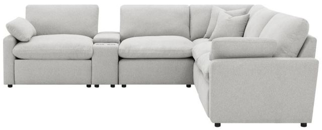 Coaster® Collins 6-Piece Gray Modular Power Reclining Sectional-2