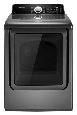 Samsung Front Load Gas Dryer-Stainless Platinum-0