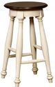 Furniture of America® Sabrina 2-Piece Cherry/Off White Counter Stool Set-0