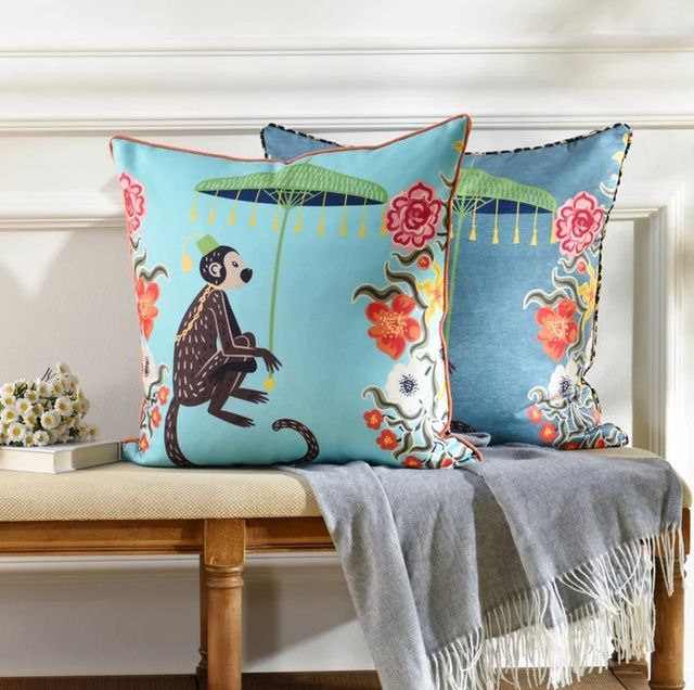 Stylecraft Dann Foley Lifestyle Blue/Green Designer Pillow-1