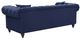 Meridian Furniture Chesterfield Navy Linen Loveseat-2