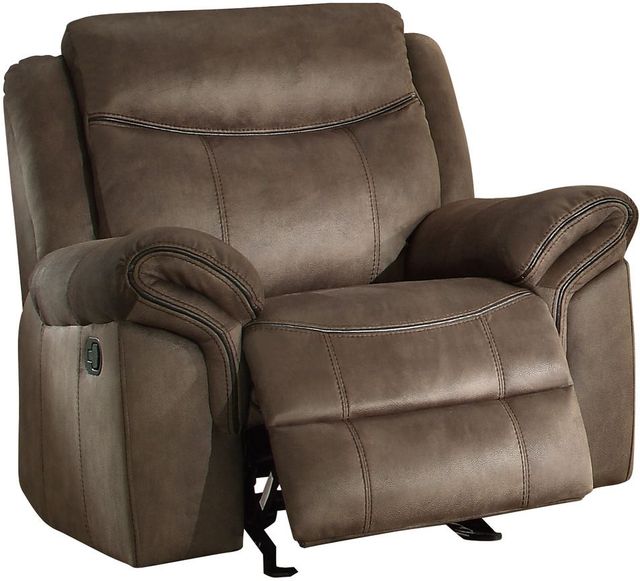 Homelegance® Aram Brown Manual Gilder Recliner-0