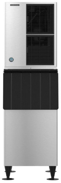 Hoshizaki Crescent® Cuber 22" 238 lb. Stainless Steel Air-Cooled 50Hz Electrical Ice Maker-1
