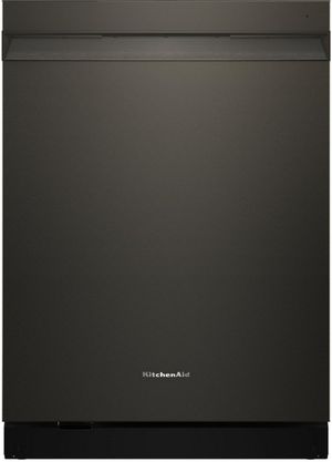 KitchenAid 24" Top Control Built-In Dishwasher KitchenAid 24" Black Ore 360° Max Jets Third Rack Top Control Built-In Dishwasher