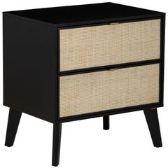 Powell® Collett Claudette Black Cane Nightstand
