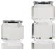 Signature Design by Ashley® Brentley Clear/Silver 2-Piece Candle Holder-1