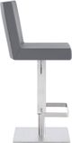 Armen Living Legacy Grey Swivel Bar Stool-1