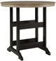 Signature Design by Ashley® Fairen Trail 5-Piece Black/Driftwood Outdoor Bar Dining Set-1