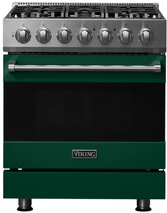 Viking® 3 Series 30" Ivy Pro Style Natural Gas Range-0