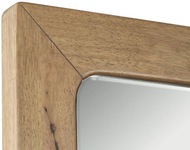 Magnussen Home® Davenport Rustic Caramel Double Drawer Dresser with Portrait Mirror-3
