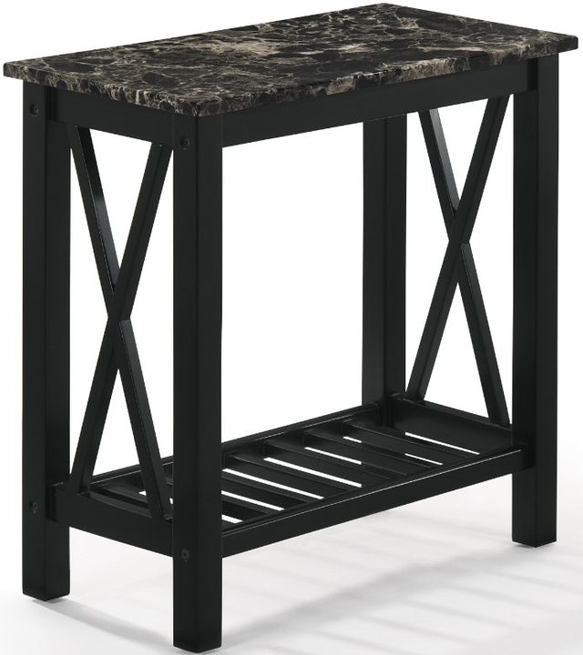 New Classic® Home Furnishings Eden Black Chairside Table-0