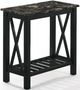 New Classic® Home Furnishings Eden Black Chairside Table-0