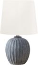 Monarch Specialties Inc. Grey Resin Table Lamp with Ivory Shade-0
