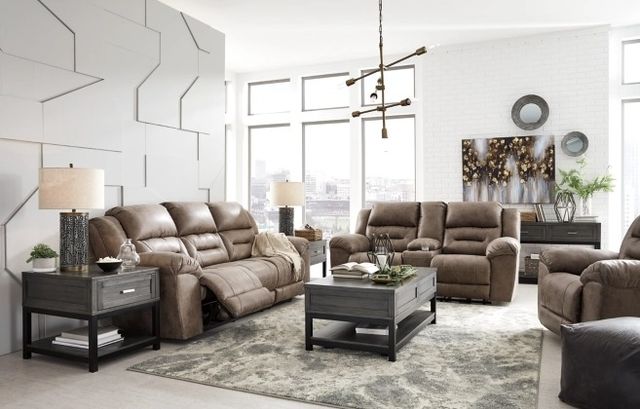 Signature Design by Ashley® Stoneland 3-Piece Fossil Living Room Set-4