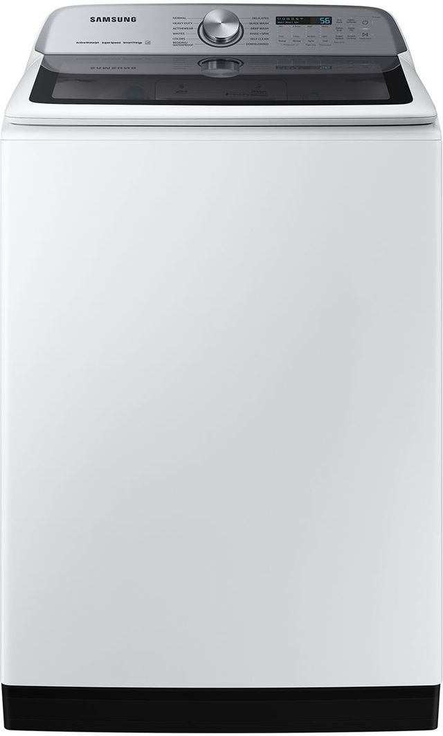 Samsung White Top Load Washer & Electric Dryer Laundry Pair-1