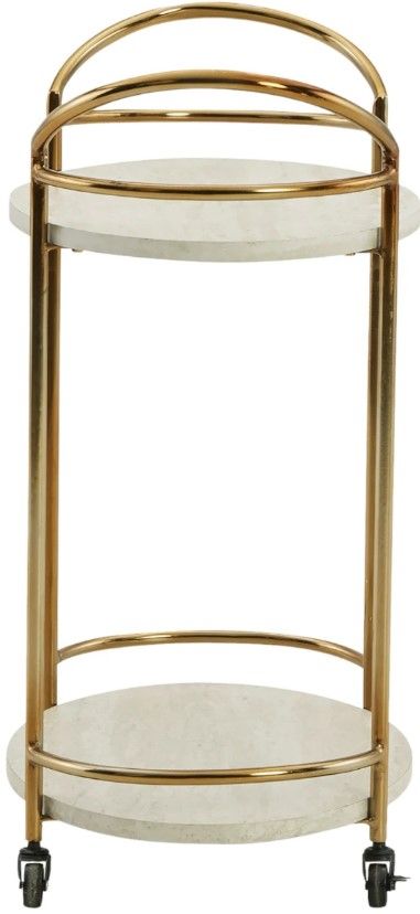 Signature Design by Ashley® Tarica Cream/Gold Bar Cart-2