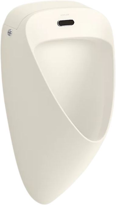 KOHLER® Tend® Biscuit Washout Half-Stall 0.125 Gpf Touchless Urinal, Rear Spud-0