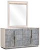 Michael Amini® Pavira Stone Dresser with Mirror-1