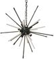 A & B Home Black/White Estrella Light Fixture Chandelier-0