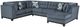 Benchcraft® Maxon Place 3-Piece Navy Right-Arm Facing Sectional and Chaise-0