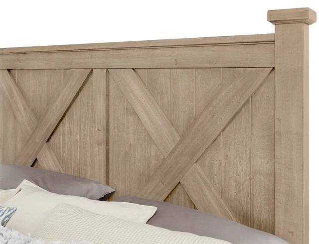 Artisan & Post by Vaughan-Bassett Cool Rustic Clear Maple California King Panel Storage Bed-2