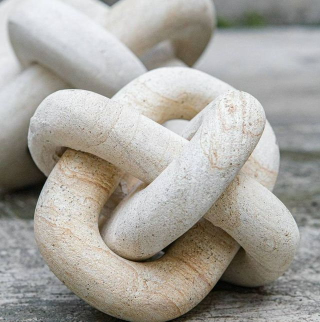 Uttermost® Limestone Link 2-Piece Beige Outdoor Sculpture Set-3