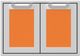 Hestan® AGSD Series 30" Citra Outdoor Double Storage Doors-0