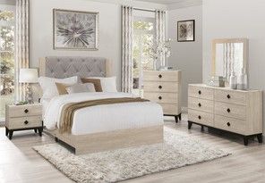 Mazin Furniture Whiting Gray Queen Bed-3