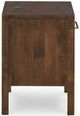 Bassett® Furniture BenchMade Parkway Tobacco Bedside Table with Charger-2