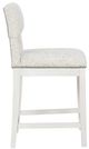 Fairfield® Customizable Arie Counter Stool with Linen Legs-2